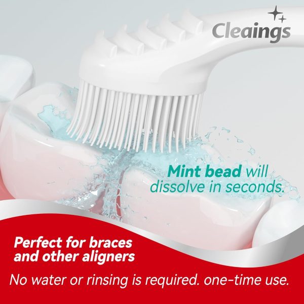 cleaings® Mini Brushes-Disposable Toothbrushes with Toothpaste and Pick for Work... - Image 6