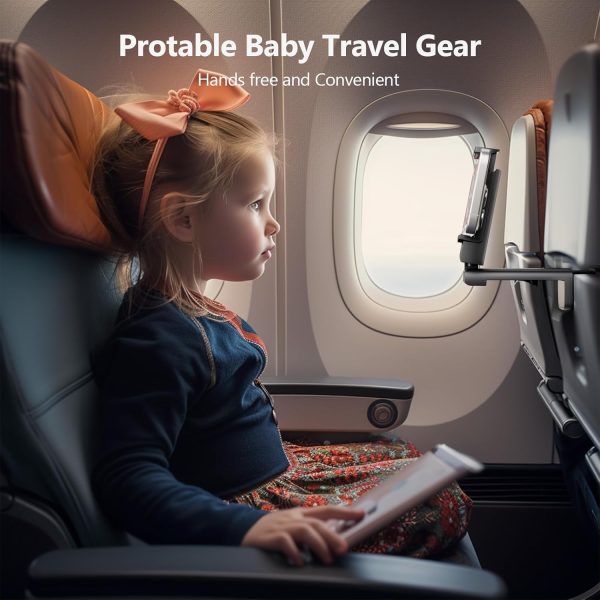 MiiKARE Airplane Travel Essentials Phone Holder, Universal Handsfree Phone Mount... - Image 9