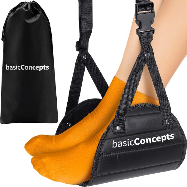 Airplane Foot Hammock (Memory Foam), Perfect Airplane Footrest to Relax Your Fee... - Image 2