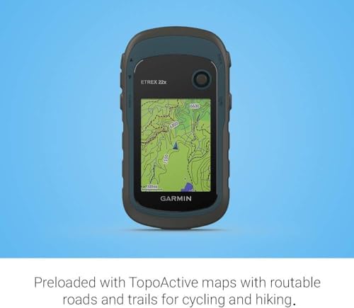 Garmin 010-02256-00 eTrex 22x, Rugged Handheld GPS Navigator, Black/Navy - Image 5