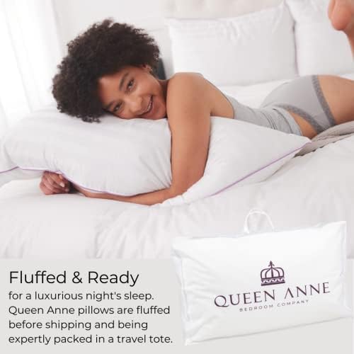 Queen Anne Luxury Hotel Pillows - Two Pack (2) - Majesty Down - Synthetic Down A... - Image 7