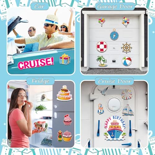 Birthday Cruise Door Magnets Happy Birthday Cruise Decorations Ship Door Funny M... - Image 7