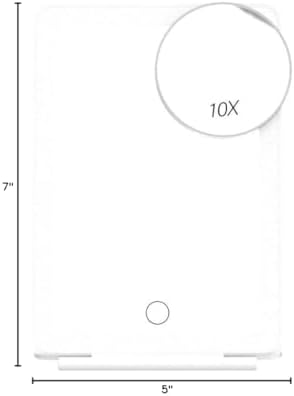 Rechargeable Makeup Mirror for Travel, Vanity Mirror with 80LEDs, 3 Color Light,... - Image 8