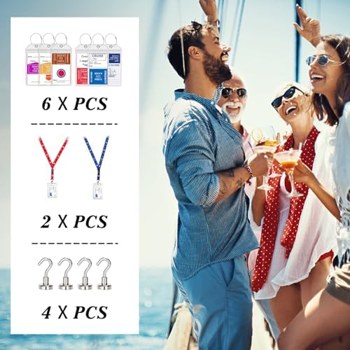 Cruise Ship Essentials,Luggage Tags for Carnival and Royal Caribbean Luggage tag... - Image 3