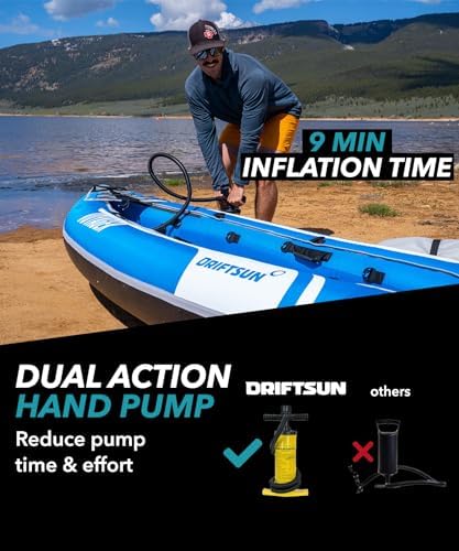 Driftsun Voyager Inflatable Kayak 2 Person Tandem, Foldable Kayaks for Adults In... - Image 6