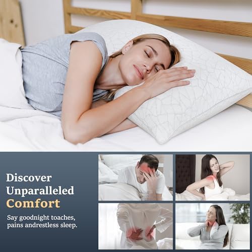 COZSINOOR Queen Size Cooling Bed Pillows - Premium Down Alternative Pillows Set ... - Image 3