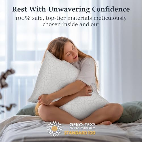COZSINOOR Queen Size Cooling Bed Pillows - Premium Down Alternative Pillows Set ... - Image 7