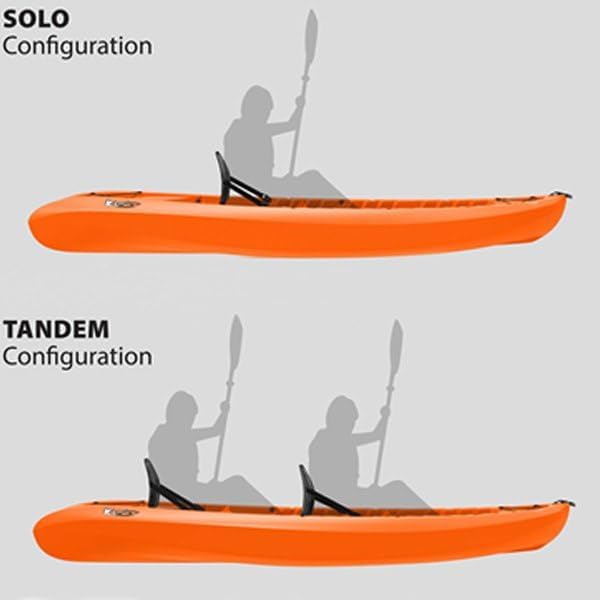 Lifetime Kokanee Sit-On-Top Kayak, Orange, 10'6" - Image 9