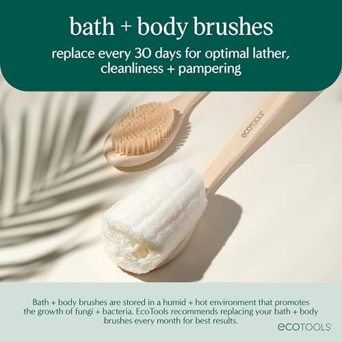 EcoTools Dry Body Brush, Cruelty-Free Bristles Exfoliate & Smooth Skin, Dry Brus... - Image 9