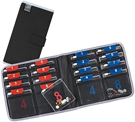 Lewis N. Clark Travel Pill Organizer | For Vitamins, Medication, Prescriptions, ... - Image 2