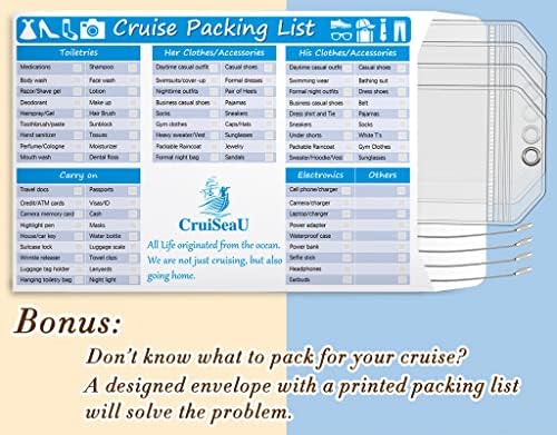 CruiSeaU 4 Packs Cruise Luggage Tag Holders for Royal Caribbean & Celebrity Crui... - Image 8