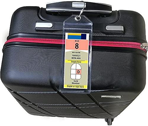 CruiSeaU 4 Packs Cruise Luggage Tag Holders for Royal Caribbean & Celebrity Crui... - Image 7