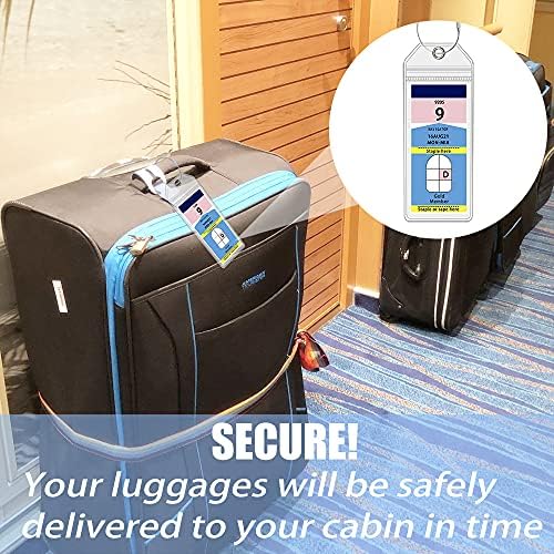 CruiSeaU 4 Packs Cruise Luggage Tag Holders for Royal Caribbean & Celebrity Crui... - Image 5