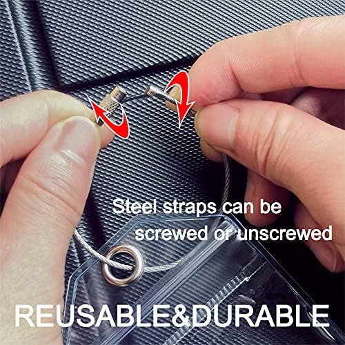 CruiSeaU 4 Packs Cruise Luggage Tag Holders for Royal Caribbean & Celebrity Crui... - Image 6