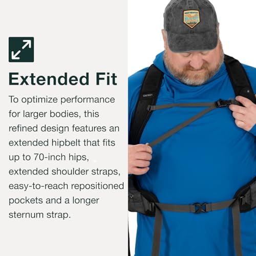 Osprey Talon 22L Men's Hiking Backpack with Hipbelt, Ceramic Blue, L/XL, Extende... - Image 4