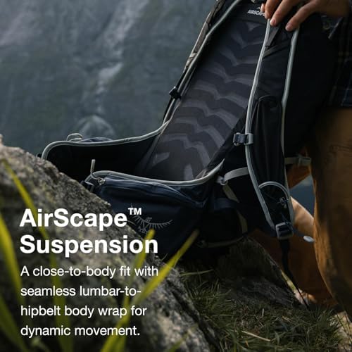 Osprey Talon 11L Men's Hiking Backpack with Hipbelt, Sawdust/Earl Grey, L/XL - Image 4